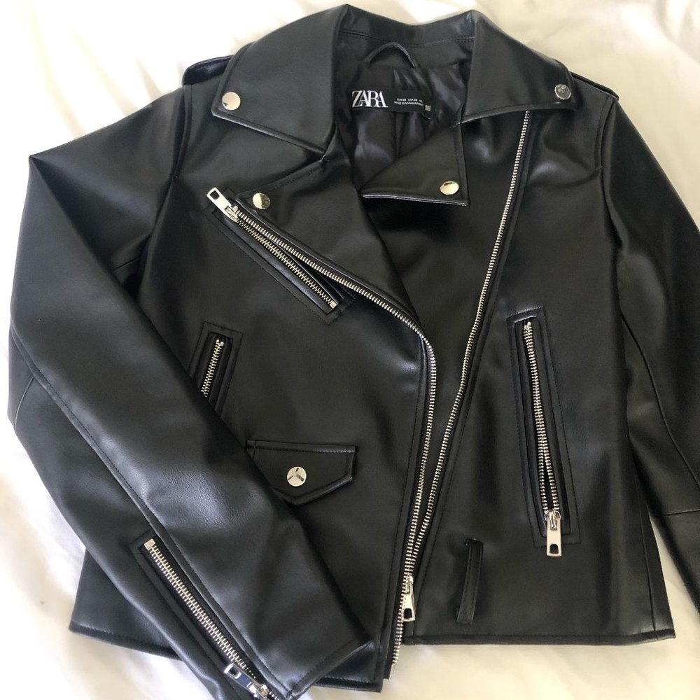Faux Leather Jacket